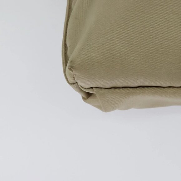 PRADA Pouch Nylon Beige Auth 120457V - Picture 9 of 16
